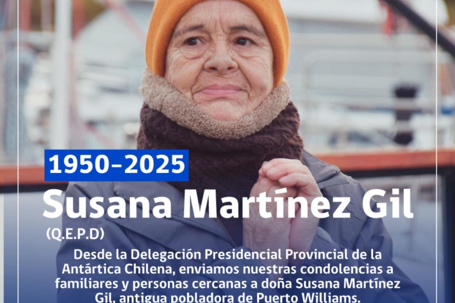 [AFICHE] Condolencias por fallecimiento de vecina Susana Martínez Gil