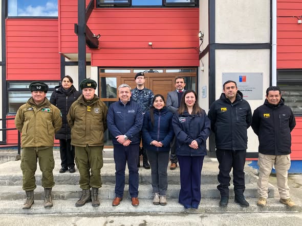 Comité Policial Provincial de Antártica Chilena sesiona con presencialidad de todas sus autoridades en Puerto Williams