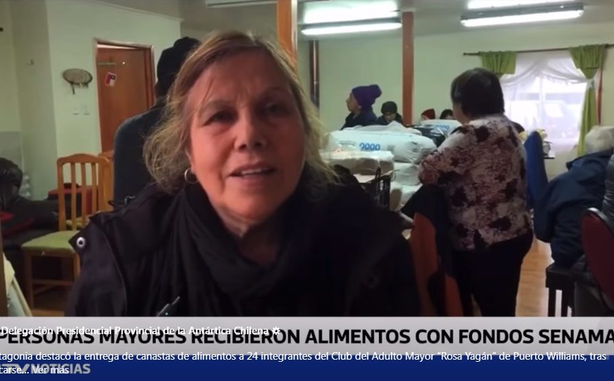 [VIDEO – ITV Patagonia] Entrega de canastas de alimentos para 24 personas mayores de Puerto Williams