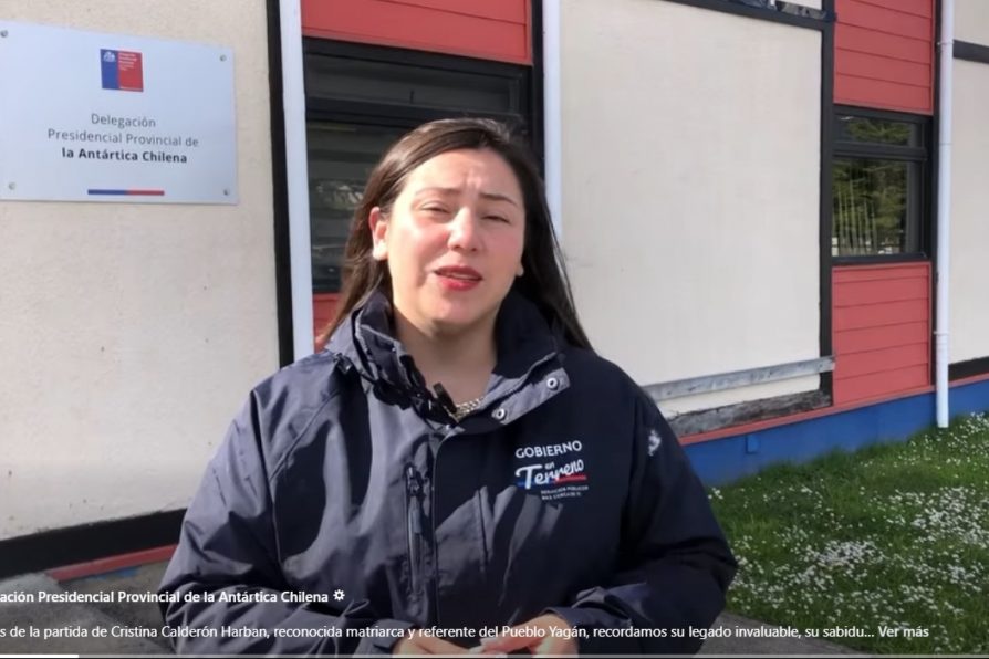 [VIDEO] Delegada Constanza Calisto Gallardo entrega mensaje por cuarto aniversario de Cristina Calderón Harban