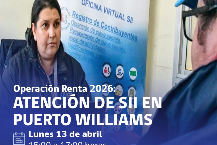 [AFICHE] Atención general de Servicio de Impuestos Internos en Puerto Williams