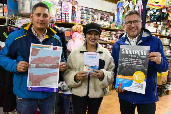 Autoridades invitan a participar en simulacro de sismo y tsunami en Cabo de Hornos