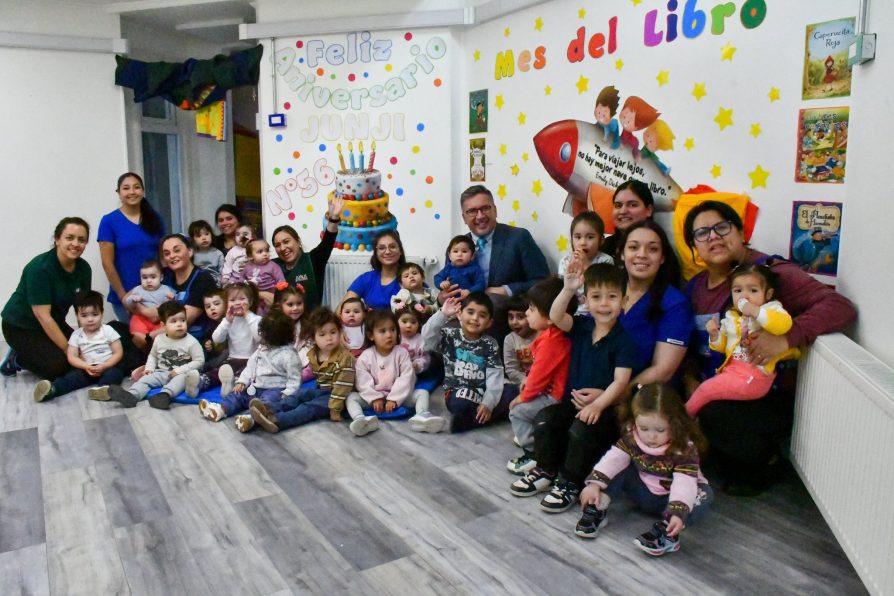 Delegado Rodolfo Moncada participa en actividad por 56° aniversario de la Junji en jardín infantil “Ukika”