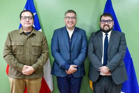 Delegado Rodolfo Moncada recibe saludo protocolar de Defensoría Penal Pública