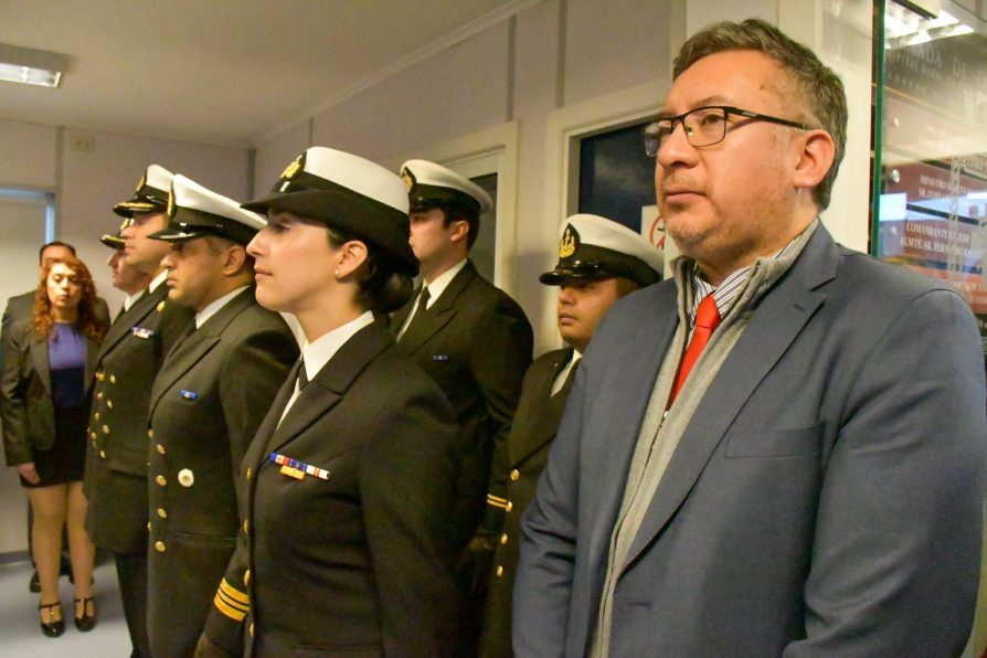 Delegado Rodolfo Moncada participa en ceremonia por 56° aniversario del Hospital Naval de Puerto Williams