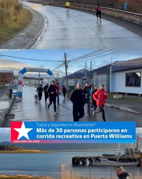 [VIDEO] Corrida recreativa “Salud y Seguridad en Movimiento” organizada por Delegación Antártica Chilena