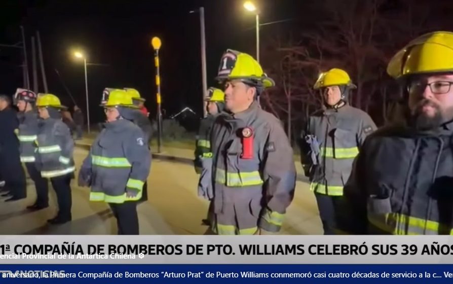 [VIDEO – ITV Patagonia] 39° aniversario de Primera Compañía de Bomberos “Arturo Prat” de Puerto Williams