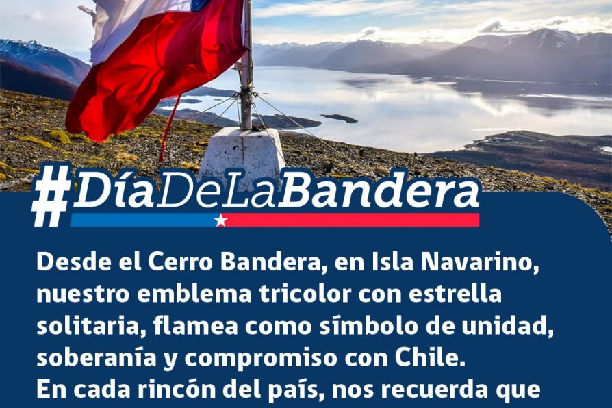 [AFICHE] Mensaje de la Delegación Antártica Chilena por Día de la Bandera Nacional