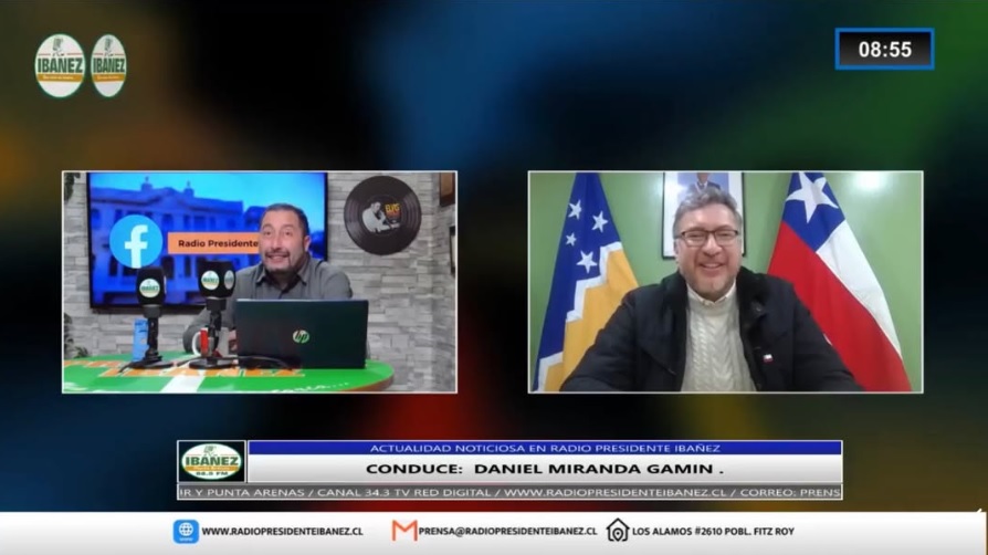 [VIDEO] Delegado Rodolfo Moncada Salazar concede entrevista a Radio Presidente Ibáñez