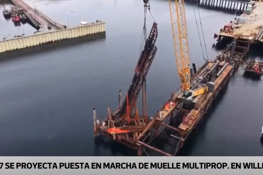 [VIDEO – ITV Patagonia] 55% de avance del muelle multipropósito de Puerto Williams