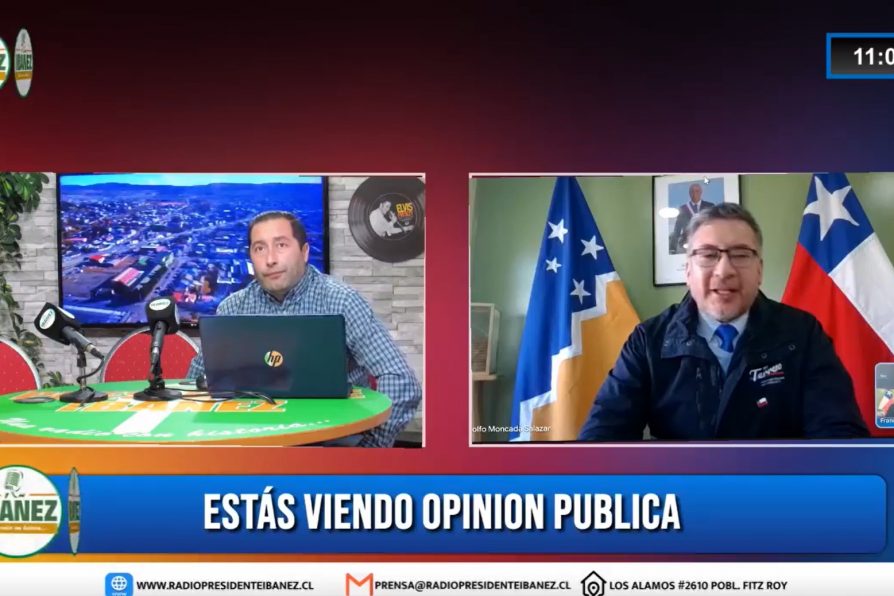 [VIDEO] Delegado Rodolfo Moncada Salazar concede entrevista a programa “Opinión Pública” de Radio Presidente Ibáñez