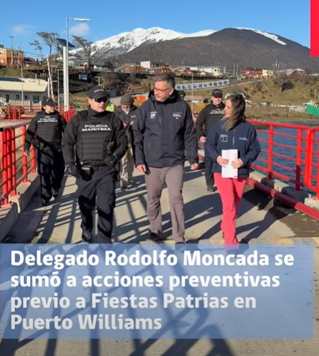 [VIDEO] Delegado Rodolfo Moncada Salazar se suma a despliegue preventivo por Fiestas Patrias 2026