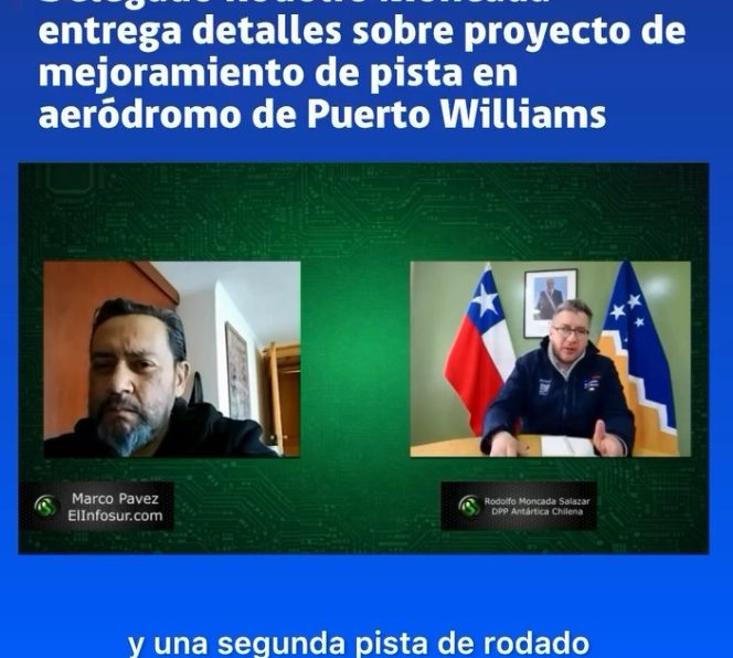 [Reel – Entrevista en Infosur] Delegado Rodolfo Moncada entrega detalles sobre proyecto de mejoramiento de pista en aeródromo de Puerto Williams