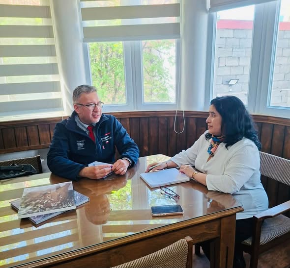 Delegado Moncada y Seremi de Bienes Nacionales abordan avances y desafíos en beneficio de la Provincia Antártica Chilena